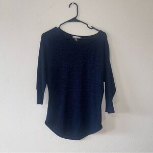 Lightweight Knit Dark Blue Top
